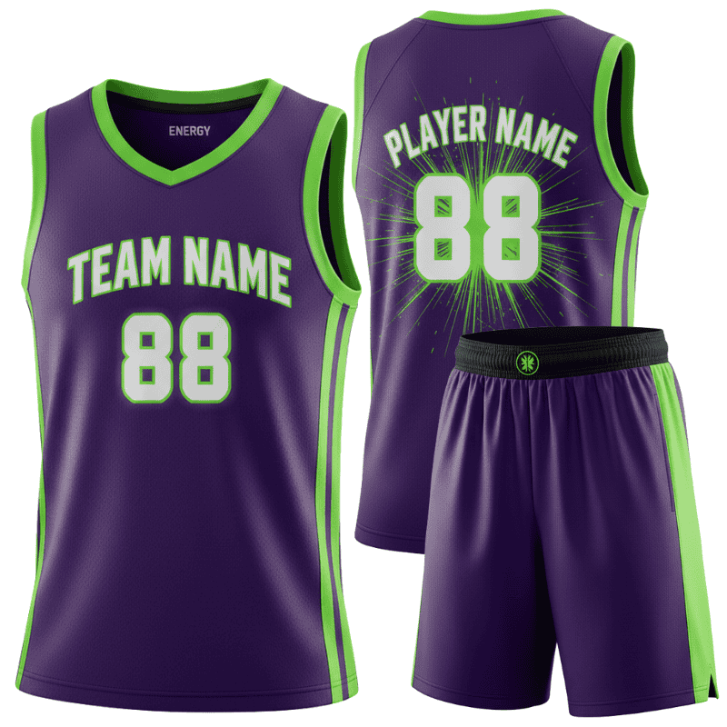 Custom Neon Men Basketball Jersey